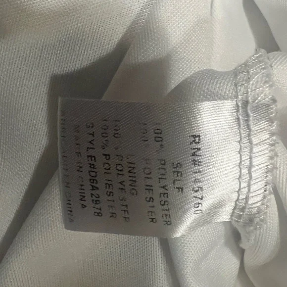 Floral Mini Dress in White and Pink - Picture 9 of 10